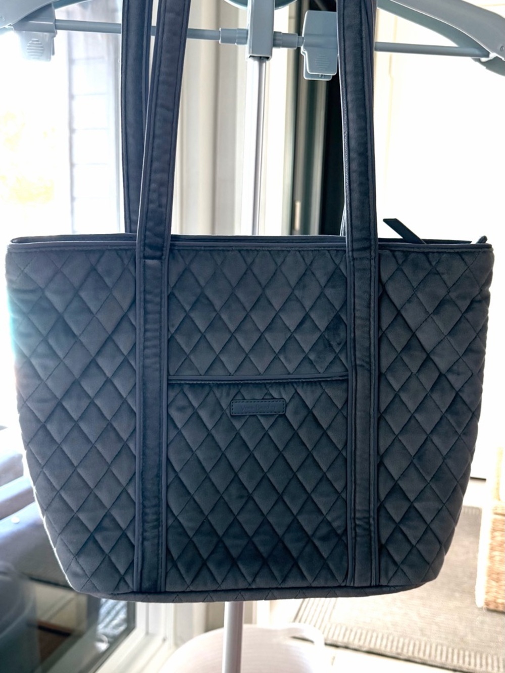 Kate Spade Black Quilted Tote Travel Bag